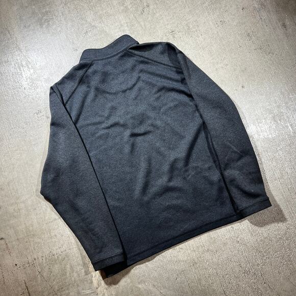 Pebble Beach Performance 1/4 Zip Charcoal Gray Medium - Picture 2 of 7